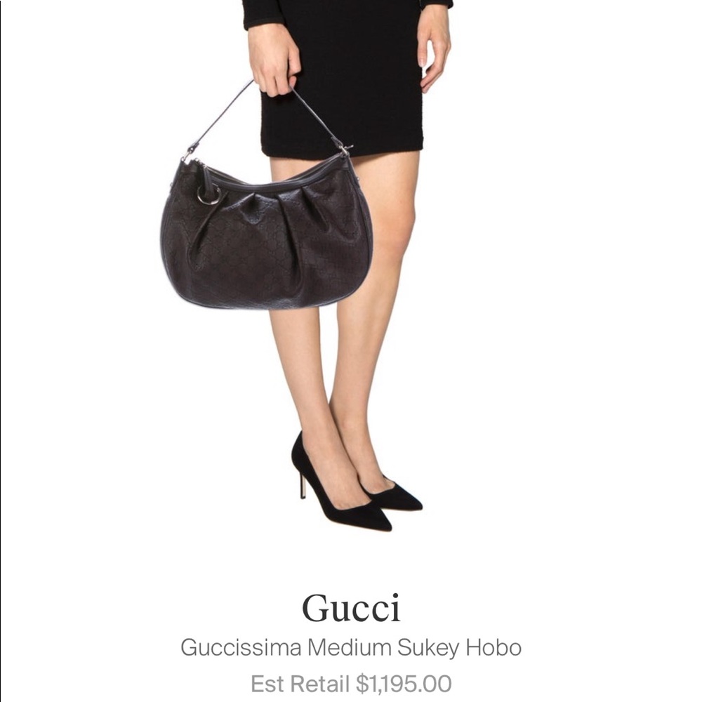 Gucci Guccissima Sukey Hobo
